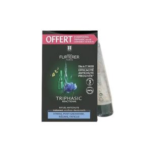 Triphasic reactionnal + Shampooing Triphasic stimulant 100 ml offert