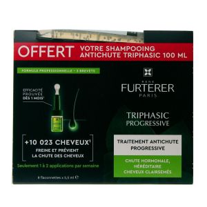 Triphasic progressive + Shampooing Triphasic stimulant 100 ml offert