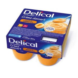 Delical Florid Crème Abricot 200 g x4