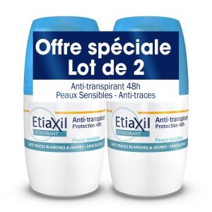 Etiaxil Déodorant 48h Roll-on 50 ml x2