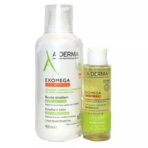 A-DERMA Exomega Baume 400 ml + Huile 100 ml