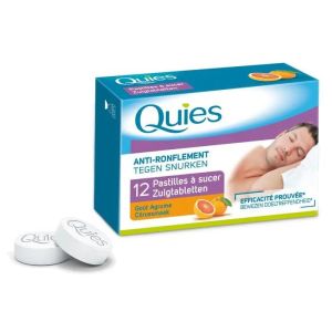 Quies Anti-Ronflement Pastilles Agrumes x12