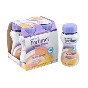 Fortimel Protein Pêche Mangue 200 ml x4