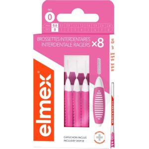 Elmex Brossettes Interdentaires Taille 0 0,6 mm x8