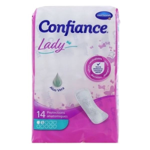 Confiance Lady 2 G Protège Slips x14