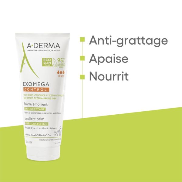 EXOMEGA CONTROL LAIT ÉMOLLIENT anti-démangeaisons 200 ml