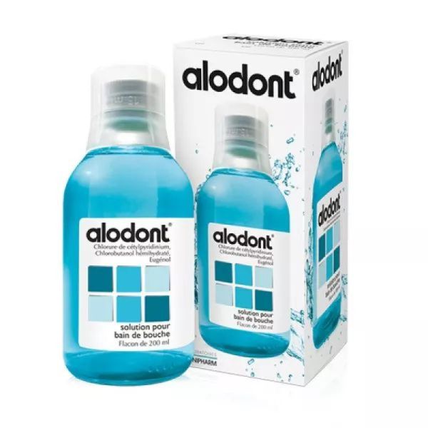 Alodont Bain de Bouche Fraîcheur Plus 200 ml + Gobelet