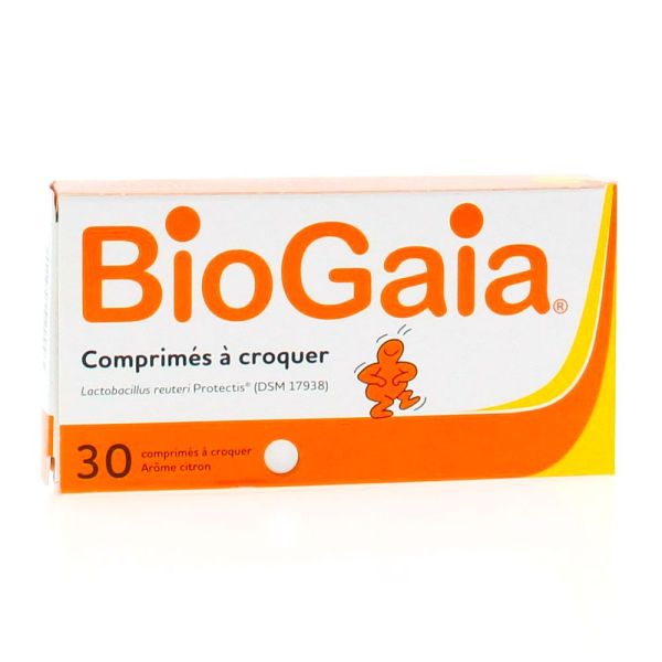 BioGaia Comprimés à Croquer Citron x30