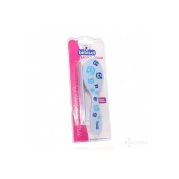 Bébisol Brosse et Peigne Fille et Garçon x2