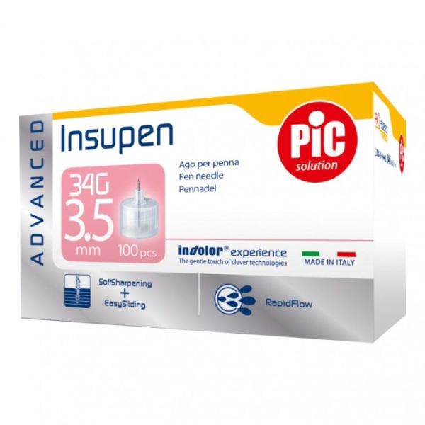 Insupen Aiguilles AD G34 x 3,5 mm x100