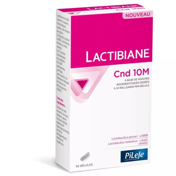 Pileje Lactibiane CND 10M Gélules Boîte de 30