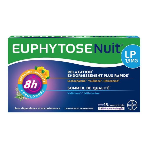 Euphytose Nuit 1,9 mg Comprimés x15