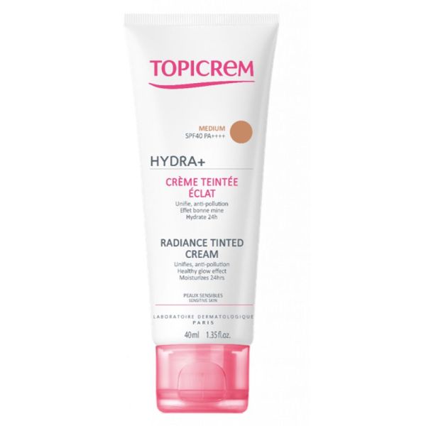 Topicrem Hydra+ Crème teintée Medium Tube x 40ml