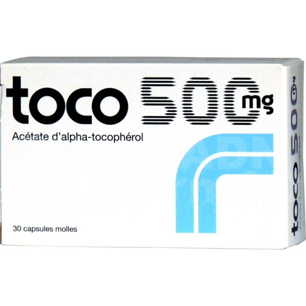 Toco 500mg Capsules Moles Boite de 30